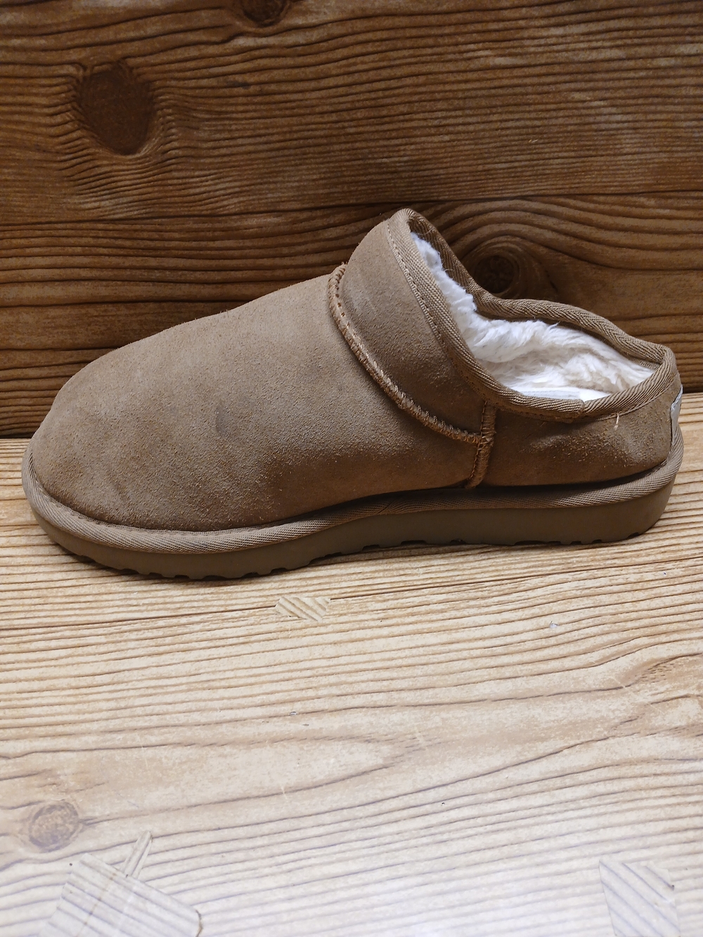 UGG Women's Slip-On Suede Mule in Chestnut - Picture 2 of 14